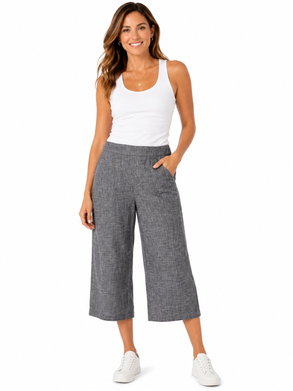 Women's Gray size 18 Cotton Crops